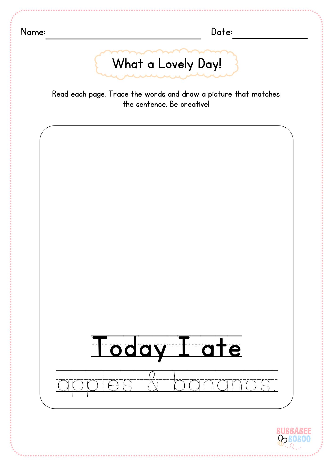 FREE! Ready to Print - Tracing Sheets