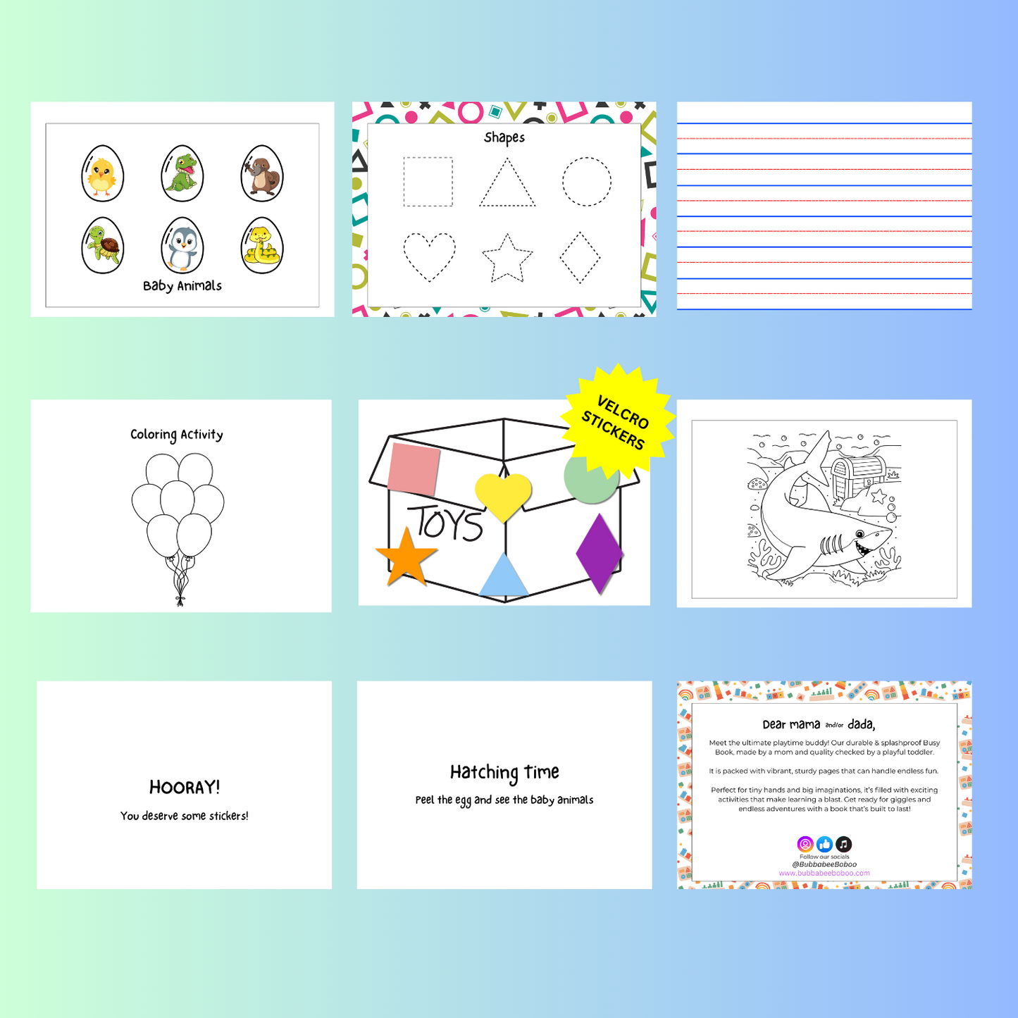 Activity Book - Tiny Explorer's Busy Book