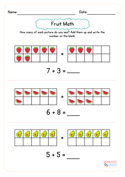 FREE! Ready to Print - Addition Worksheets