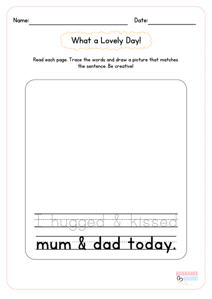 FREE! Ready to Print - Tracing Sheets